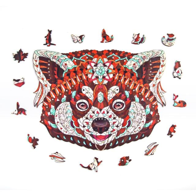 CLEVER RACCOON Wooden Jigsaw Puzzle - KAAYEE Puzzle