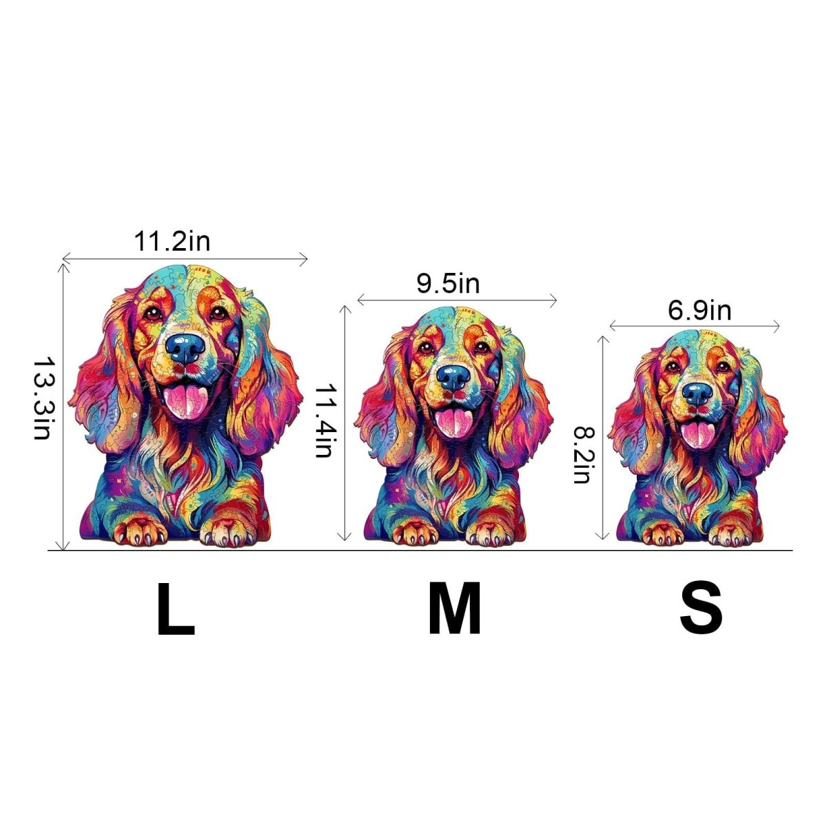 Cocker Spaniel 2 Wooden Jigsaw Puzzle - KAAYEE Puzzle