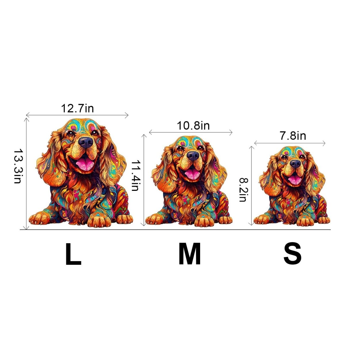 Cocker Spaniel Wooden Jigsaw Puzzle - KAAYEE Puzzle