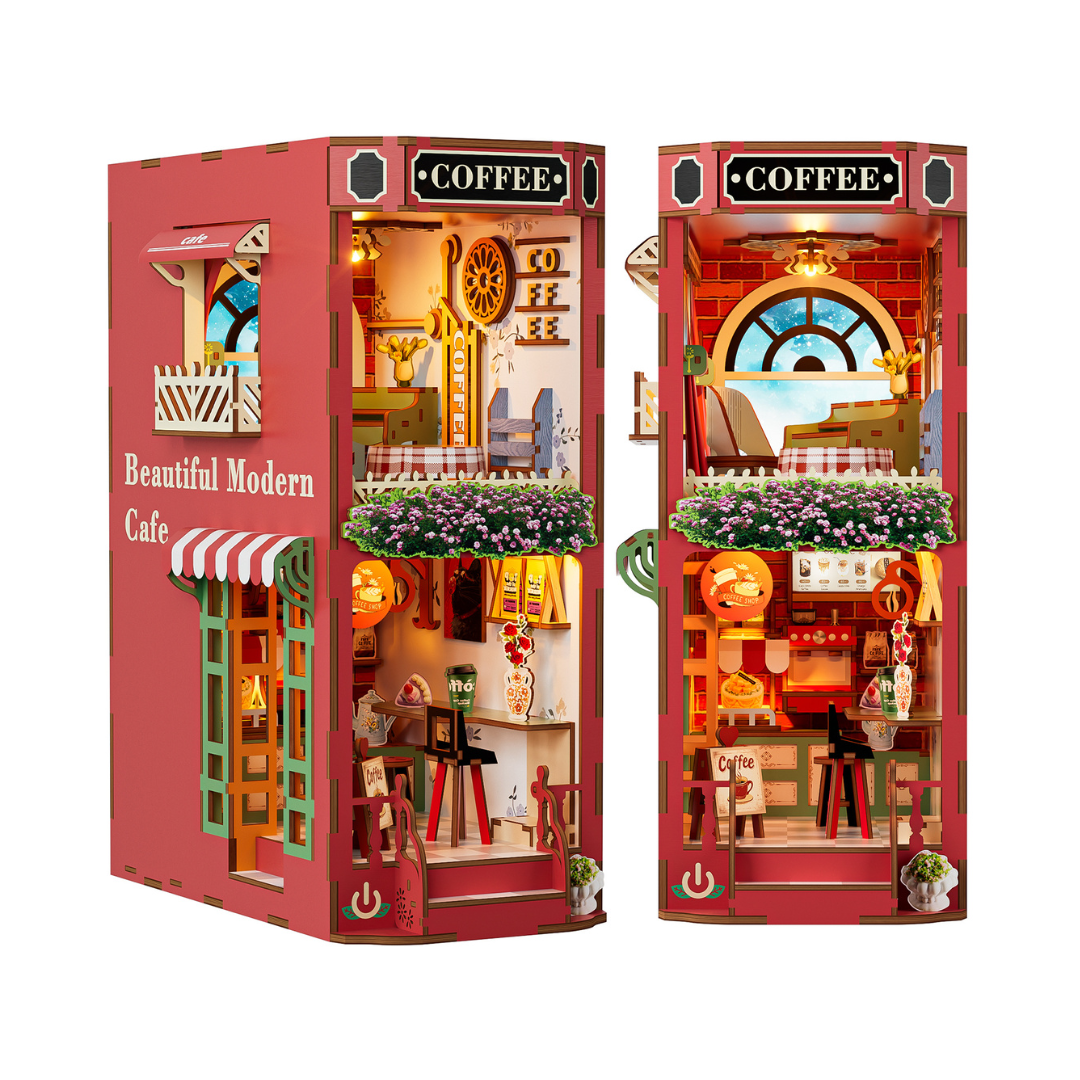 Coffee Shop Book Nook Kit - KAAYEE Puzzle