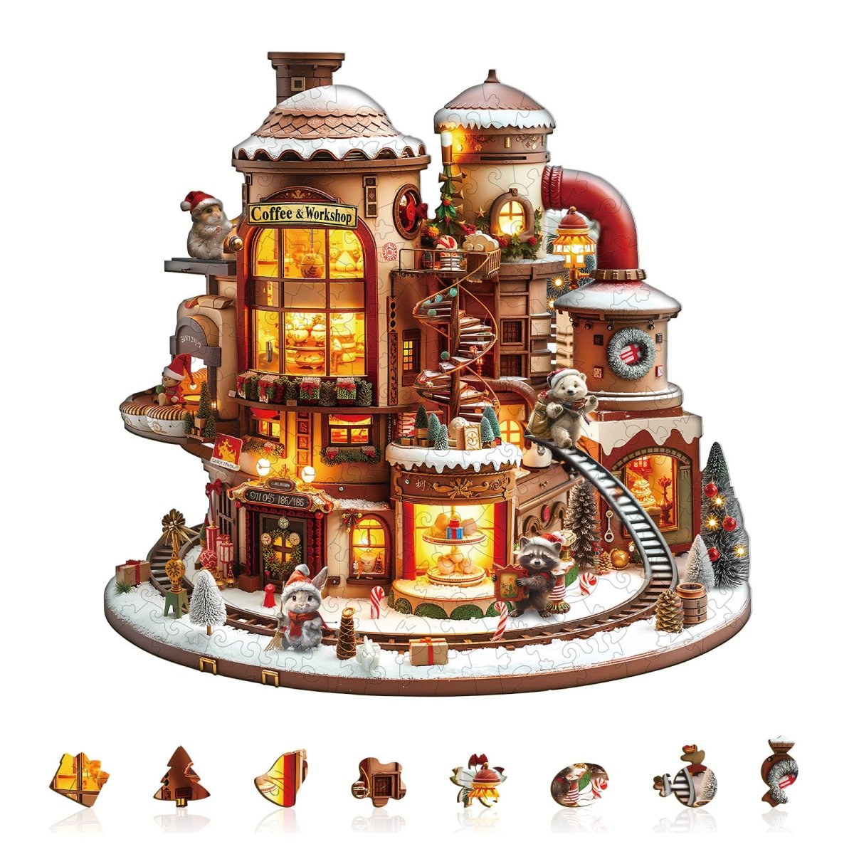 Coffee Workshop Wooden Jigsaw Puzzle - KAAYEE Puzzle