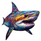 Colored Shark Wooden Jigsaw Puzzle - KAAYEE Puzzle