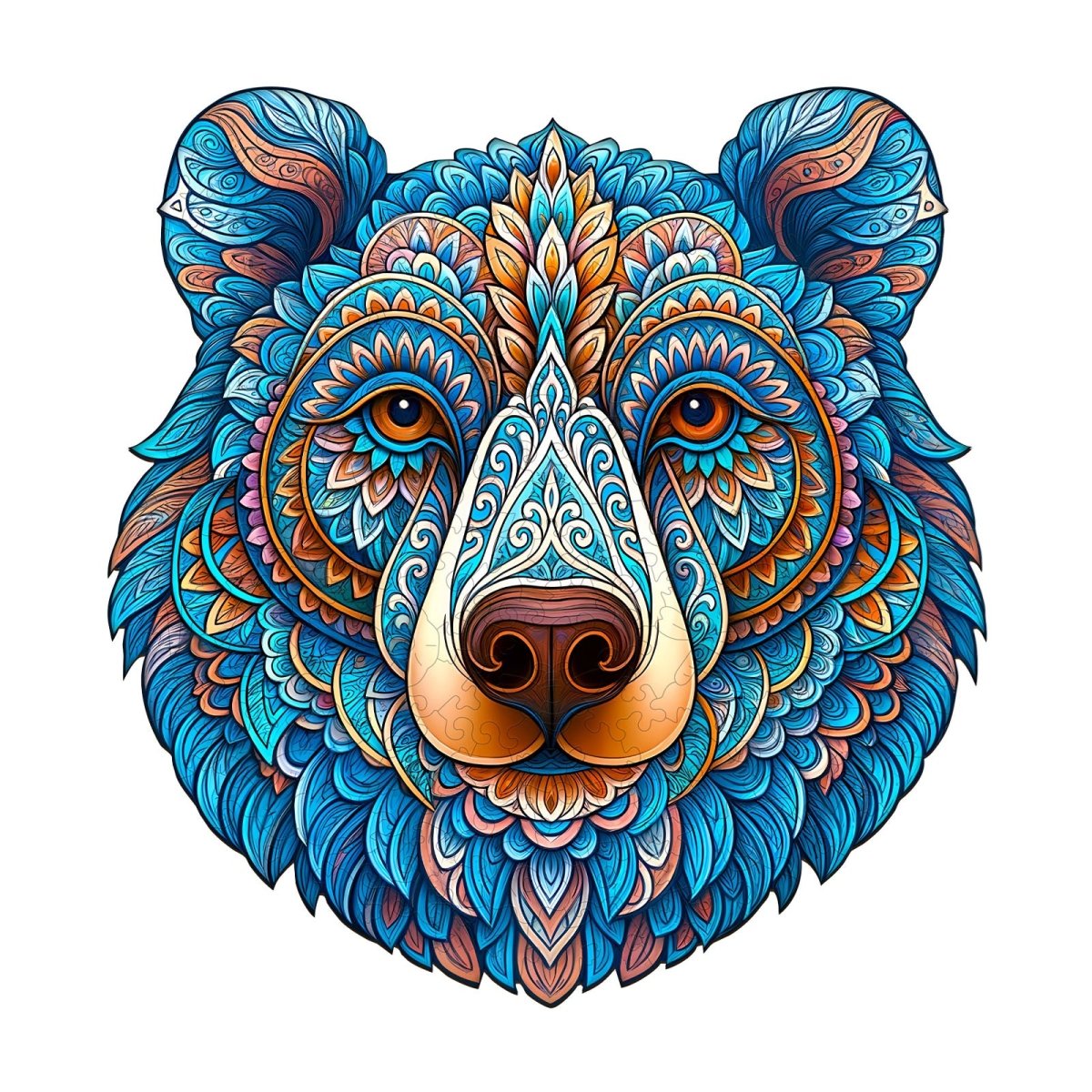 Colorful bear Wooden Jigsaw Puzzle - KAAYEE Puzzle
