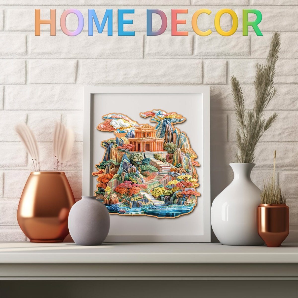 Colorful Palace Wooden Jigsaw Puzzle - KAAYEE Puzzle