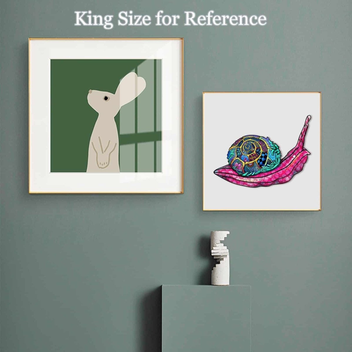 COLORFUL SNAIL Wooden Jigsaw Puzzle - KAAYEE Puzzle