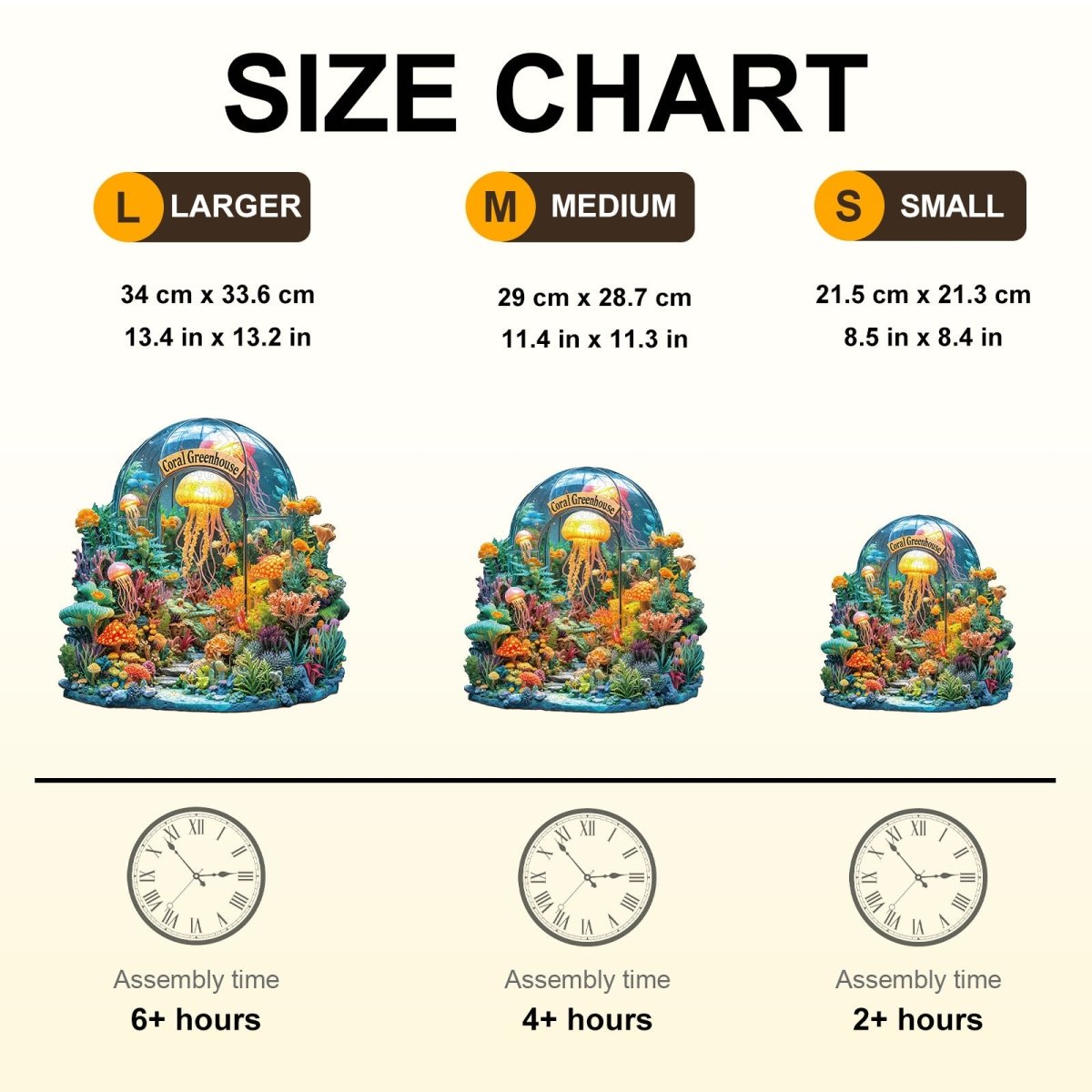 Coral greenhouse Wooden Jigsaw Puzzle - KAAYEE Puzzle