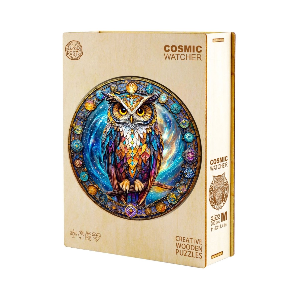 Cosmic Watcher Wooden Jigsaw Puzzle - KAAYEE Puzzle