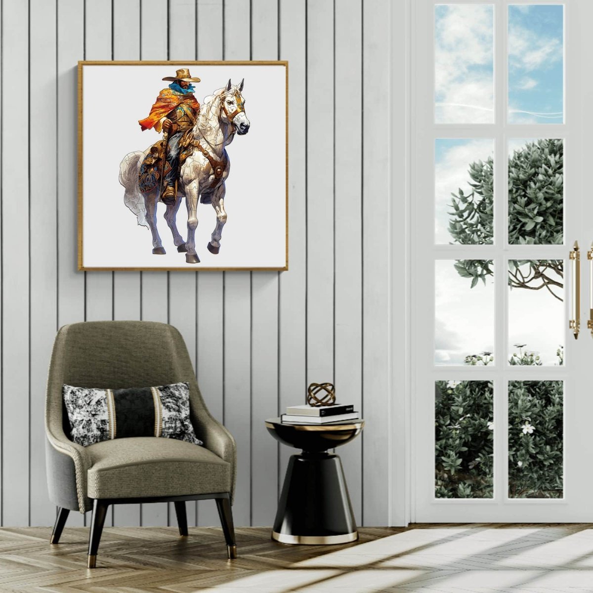 Cowboy Wooden Jigsaw Puzzle - KAAYEE Puzzle