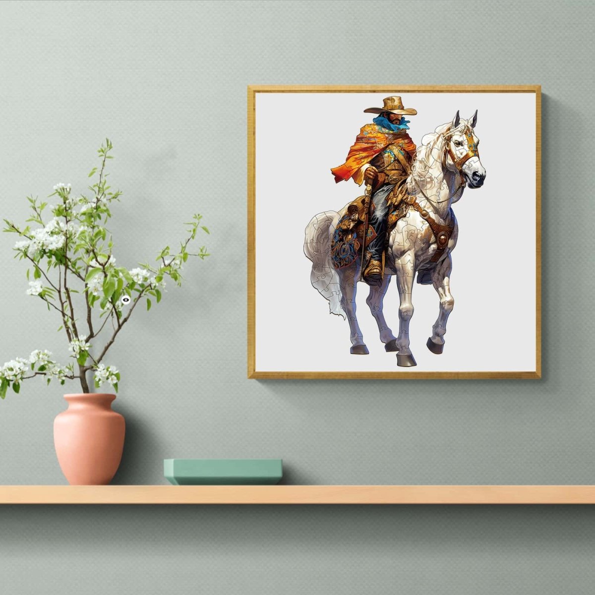 Cowboy Wooden Jigsaw Puzzle - KAAYEE Puzzle