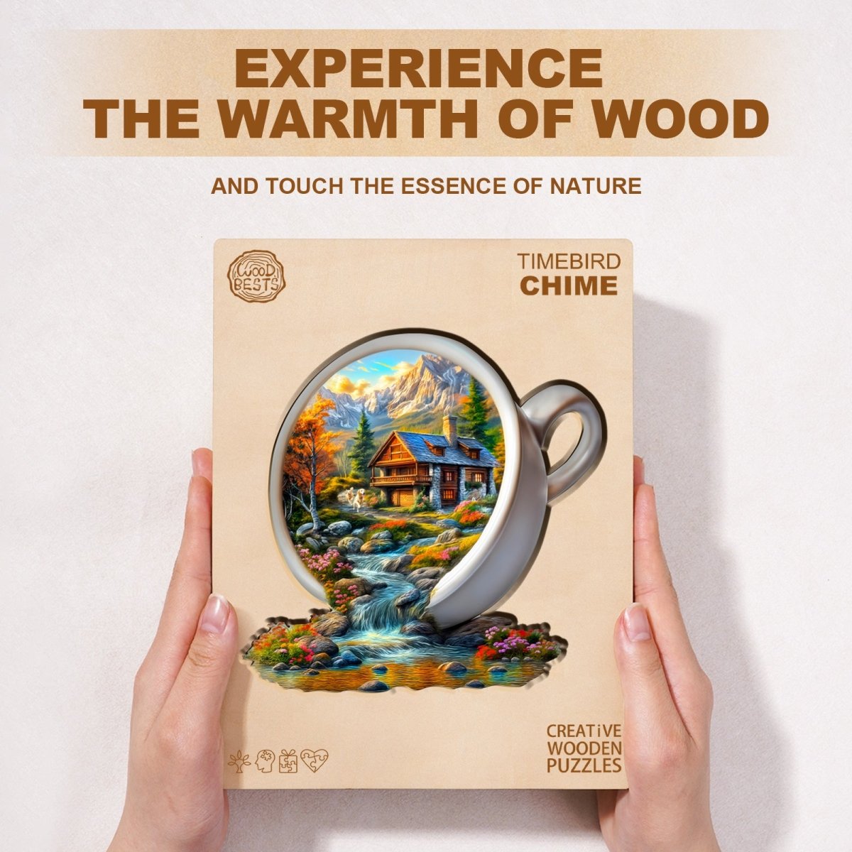 Cup of Serenity Wooden Jigsaw Puzzle - KAAYEE Puzzle