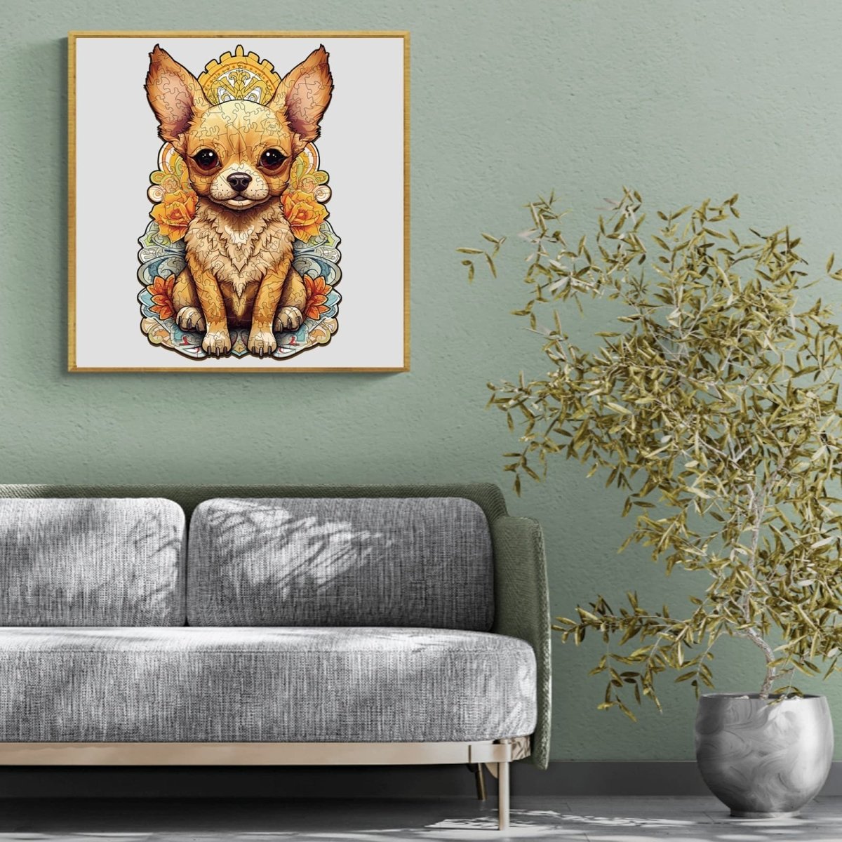 Cute Chihuahua 2 Wooden Jigsaw Puzzle - KAAYEE Puzzle