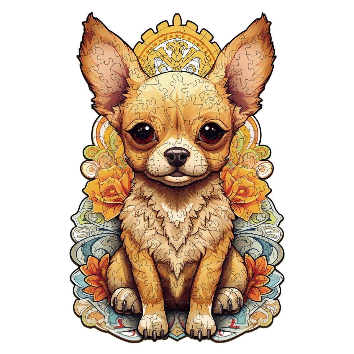 Cute Chihuahua 2 Wooden Jigsaw Puzzle - KAAYEE Puzzle