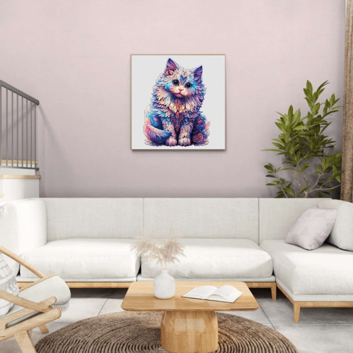 Cute Ragdoll Cat Wooden Jigsaw Puzzle - KAAYEE Puzzle