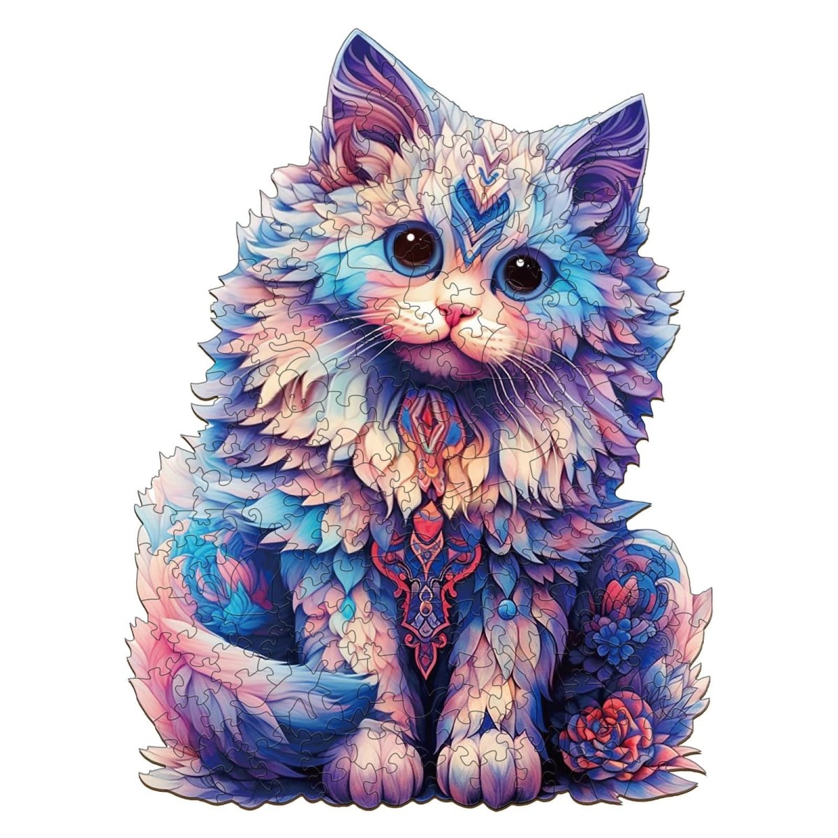 Cute Ragdoll Cat Wooden Jigsaw Puzzle - KAAYEE Puzzle