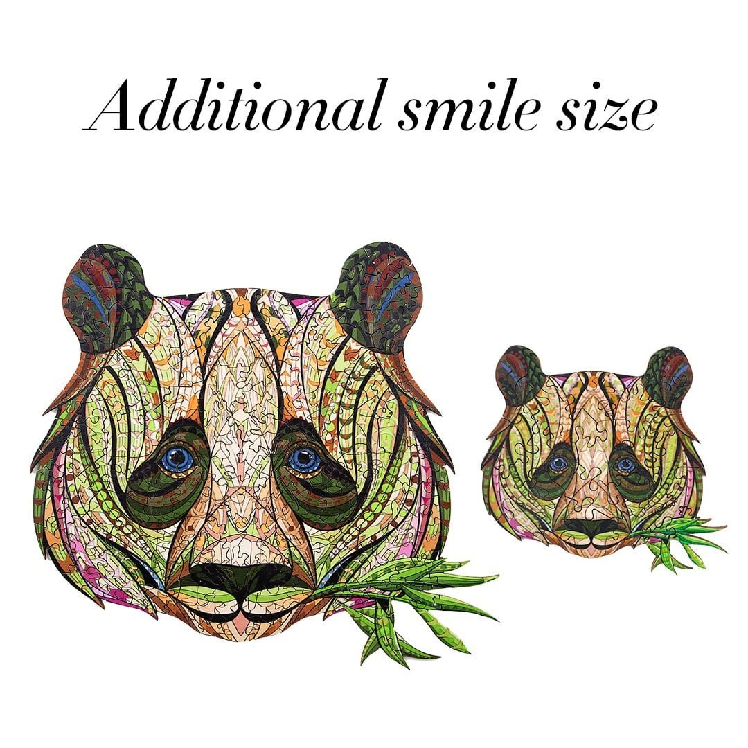 CUTIE PANDA Wooden Jigsaw Puzzle - KAAYEE Puzzle