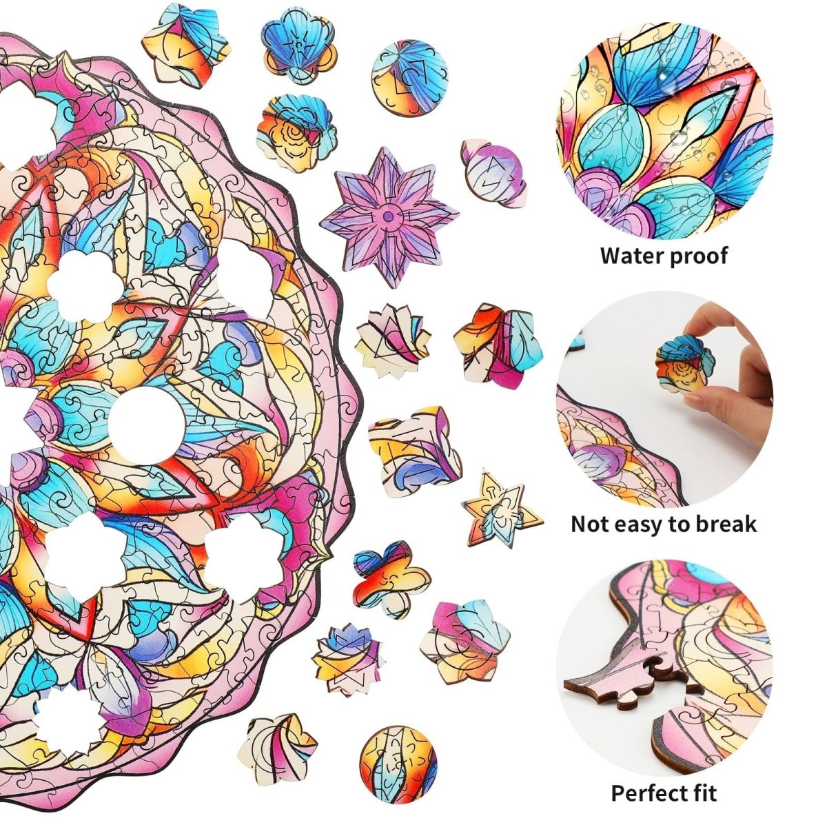 Datura Flower Wooden Jigsaw Puzzle - KAAYEE Puzzle