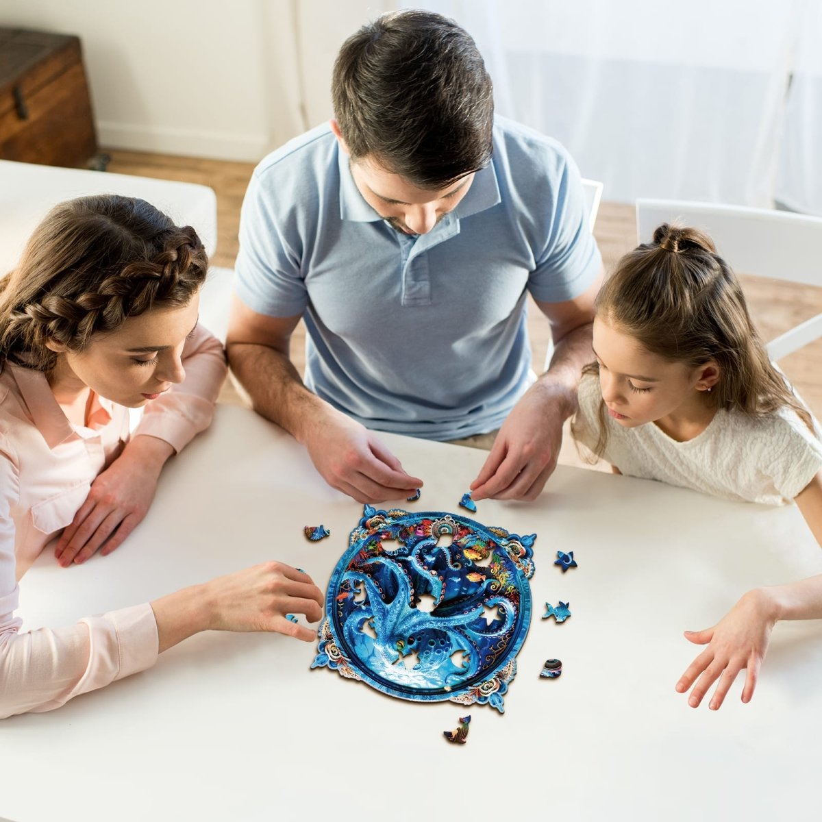 Deep sea Octopus Wooden Jigsaw Puzzle - KAAYEE Puzzle