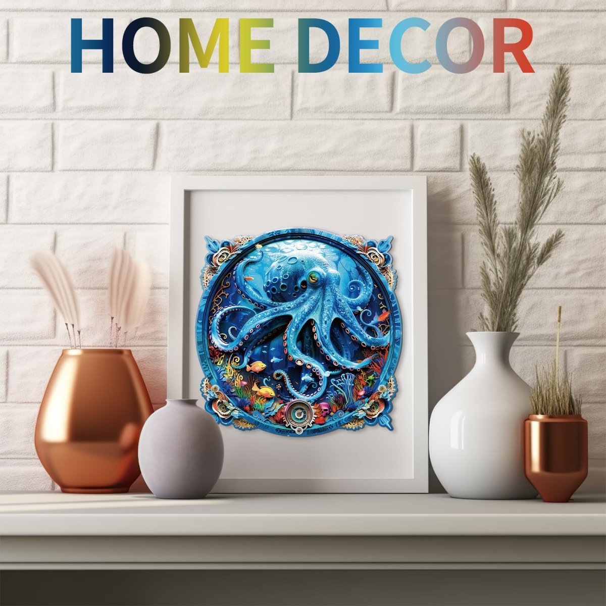 Deep sea Octopus Wooden Jigsaw Puzzle - KAAYEE Puzzle