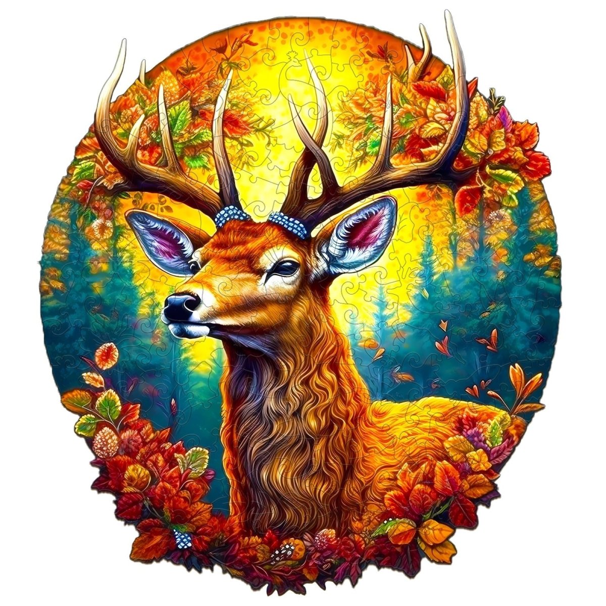 DEER OF LIFE 1 Wooden Jigsaw Puzzle - KAAYEE Puzzle