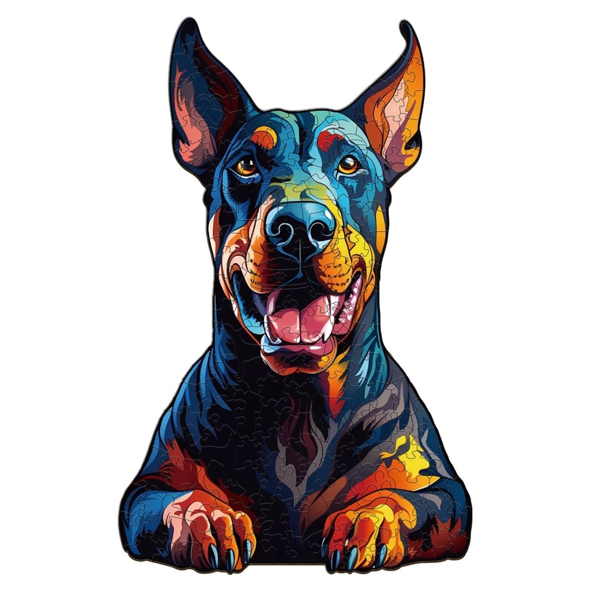 Doberman Pinscher Wooden Jigsaw Puzzle - KAAYEE Puzzle