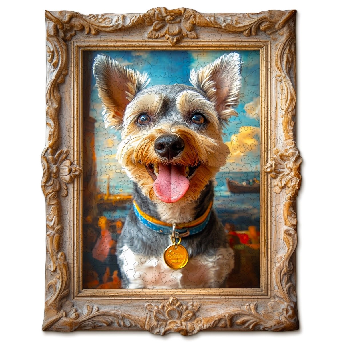 Dog Photo Frame Wooden Jigsaw Puzzle - KAAYEE Puzzle