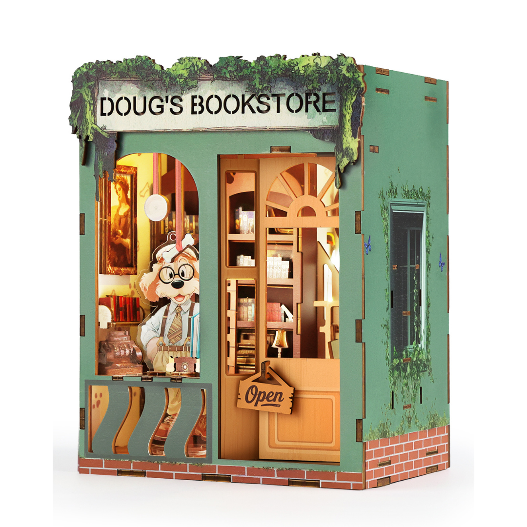 Doug's Bookstore Book Nook Kit - KAAYEE Puzzle