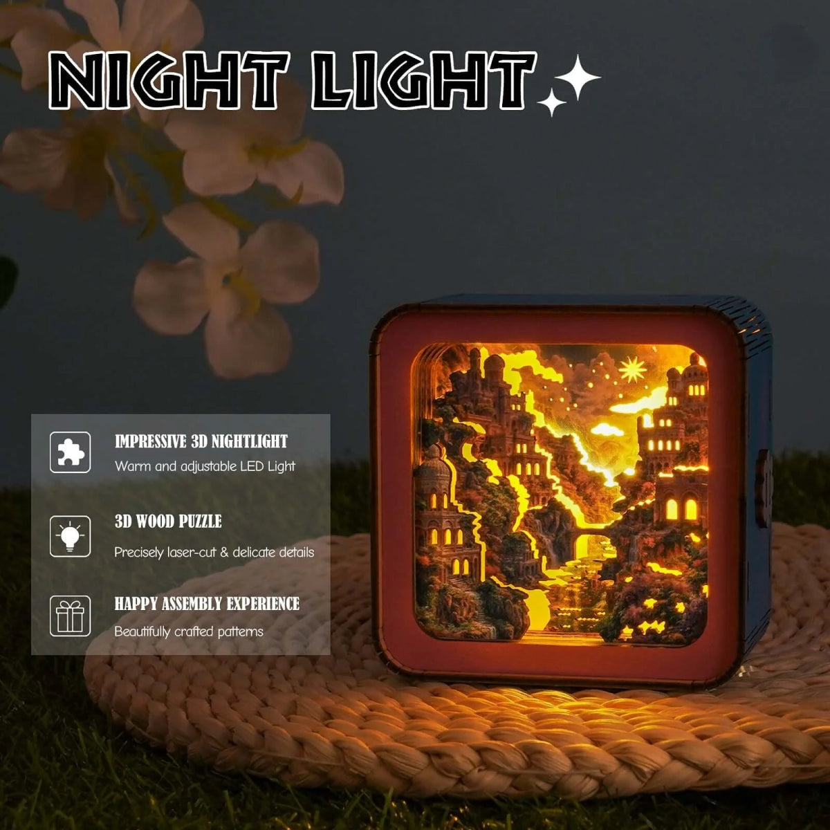 Dream Castle Night Light - KAAYEE Puzzle