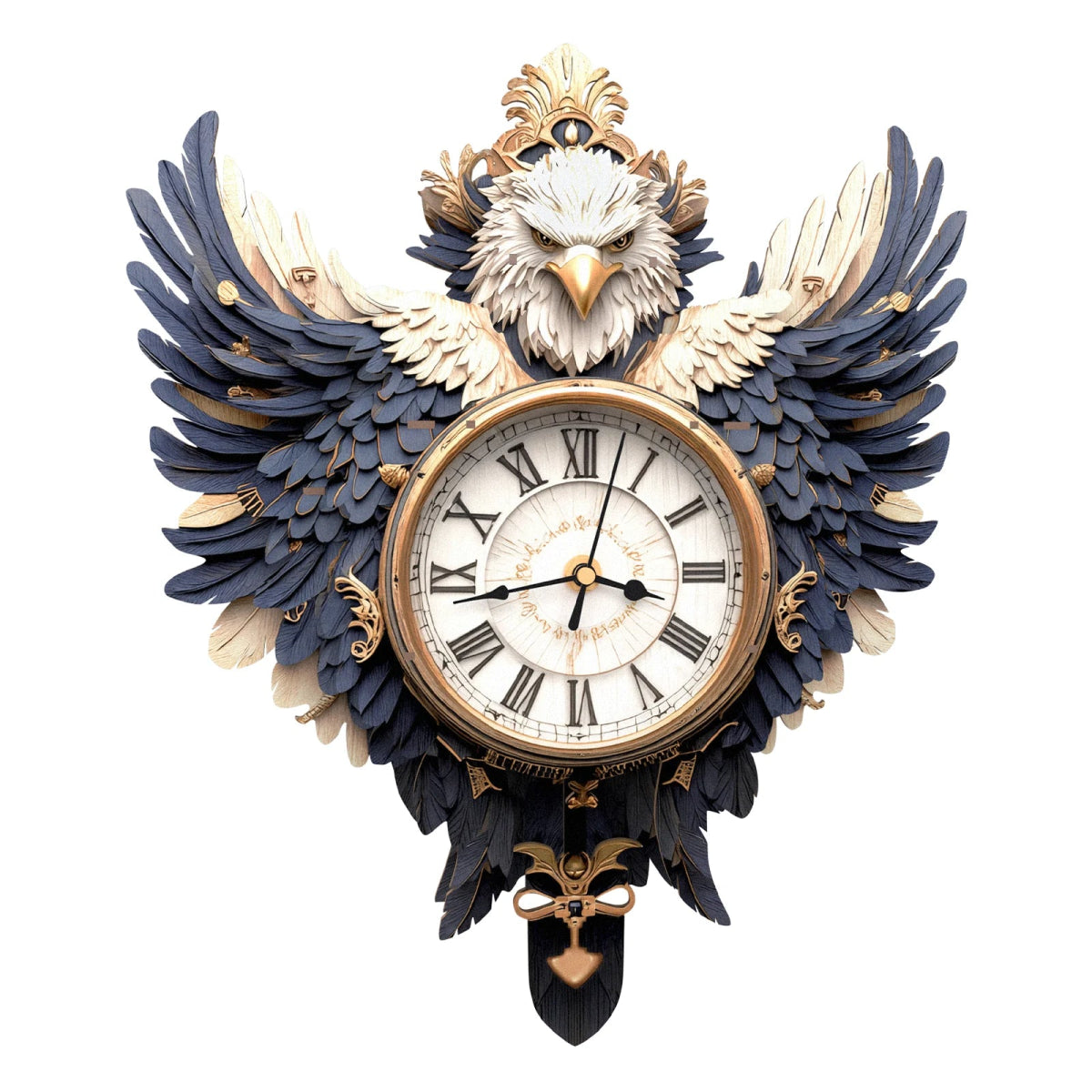 Eagle Wooden Clock Kit - KAAYEE Puzzle