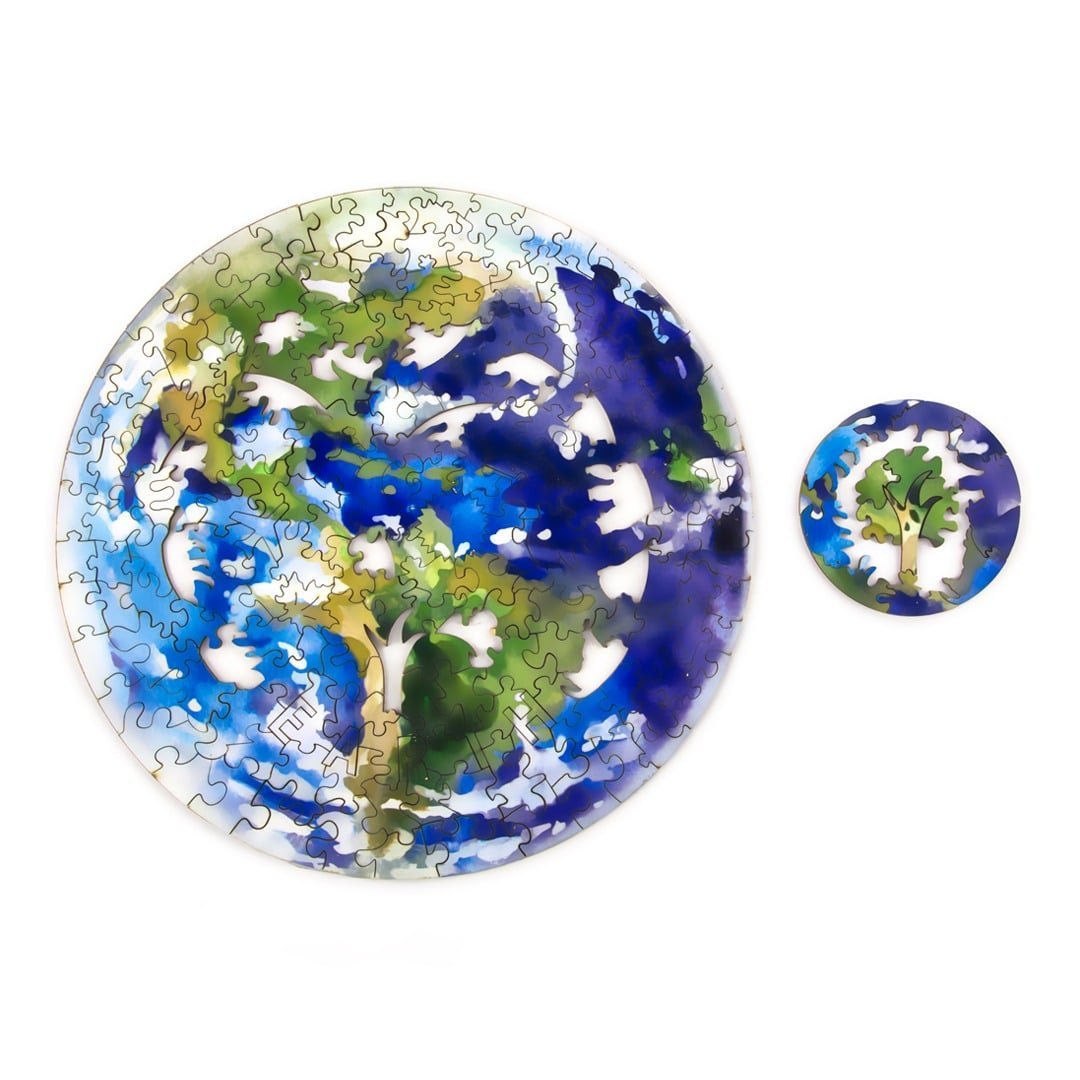 EARTH Wooden Jigsaw Puzzle - KAAYEE Puzzle
