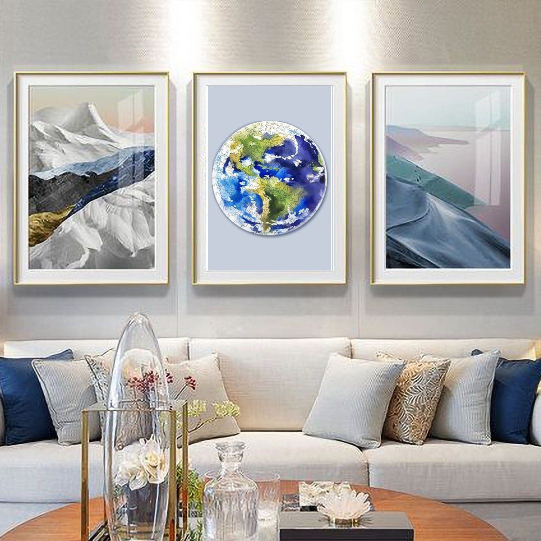 EARTH Wooden Jigsaw Puzzle - KAAYEE Puzzle