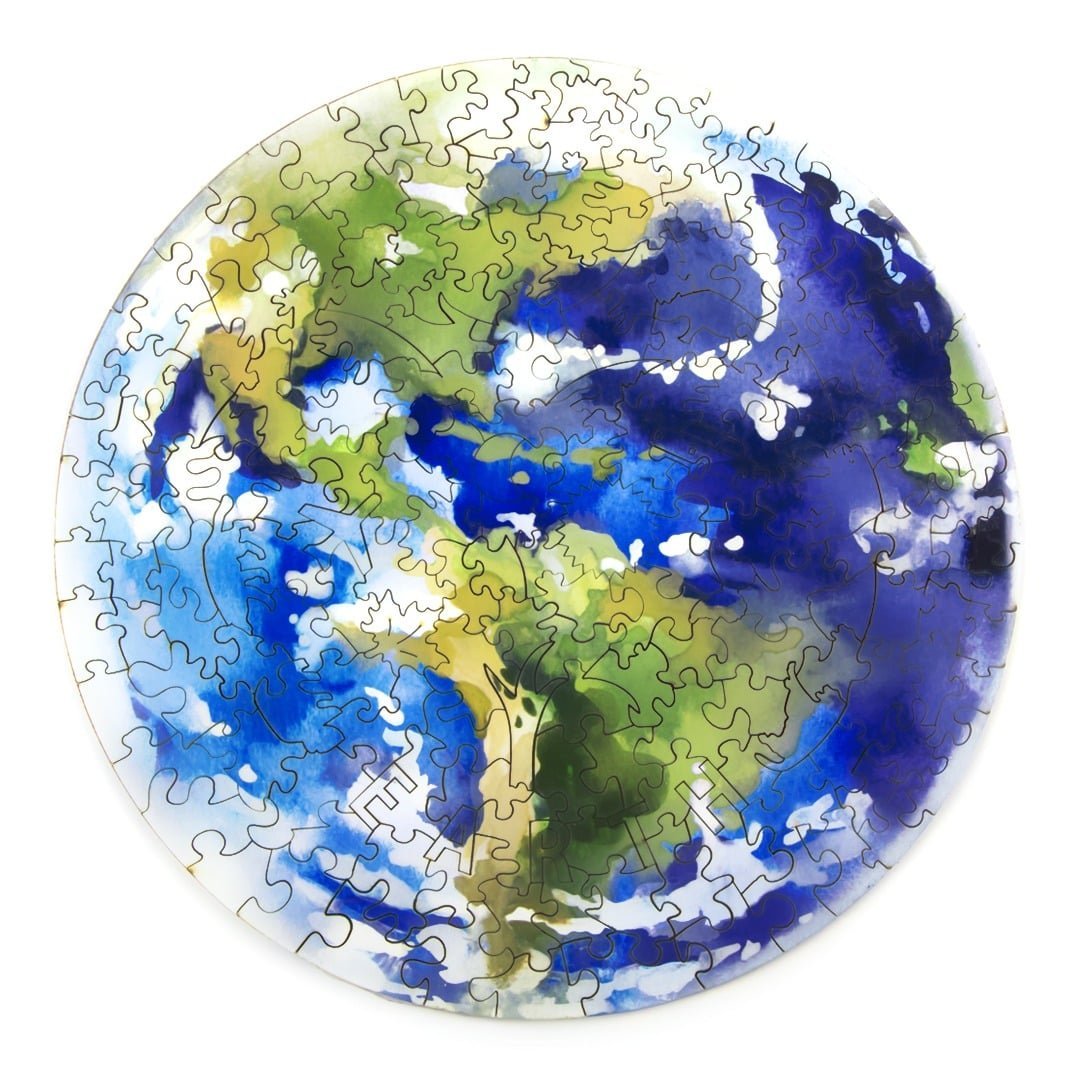 EARTH Wooden Jigsaw Puzzle - KAAYEE Puzzle
