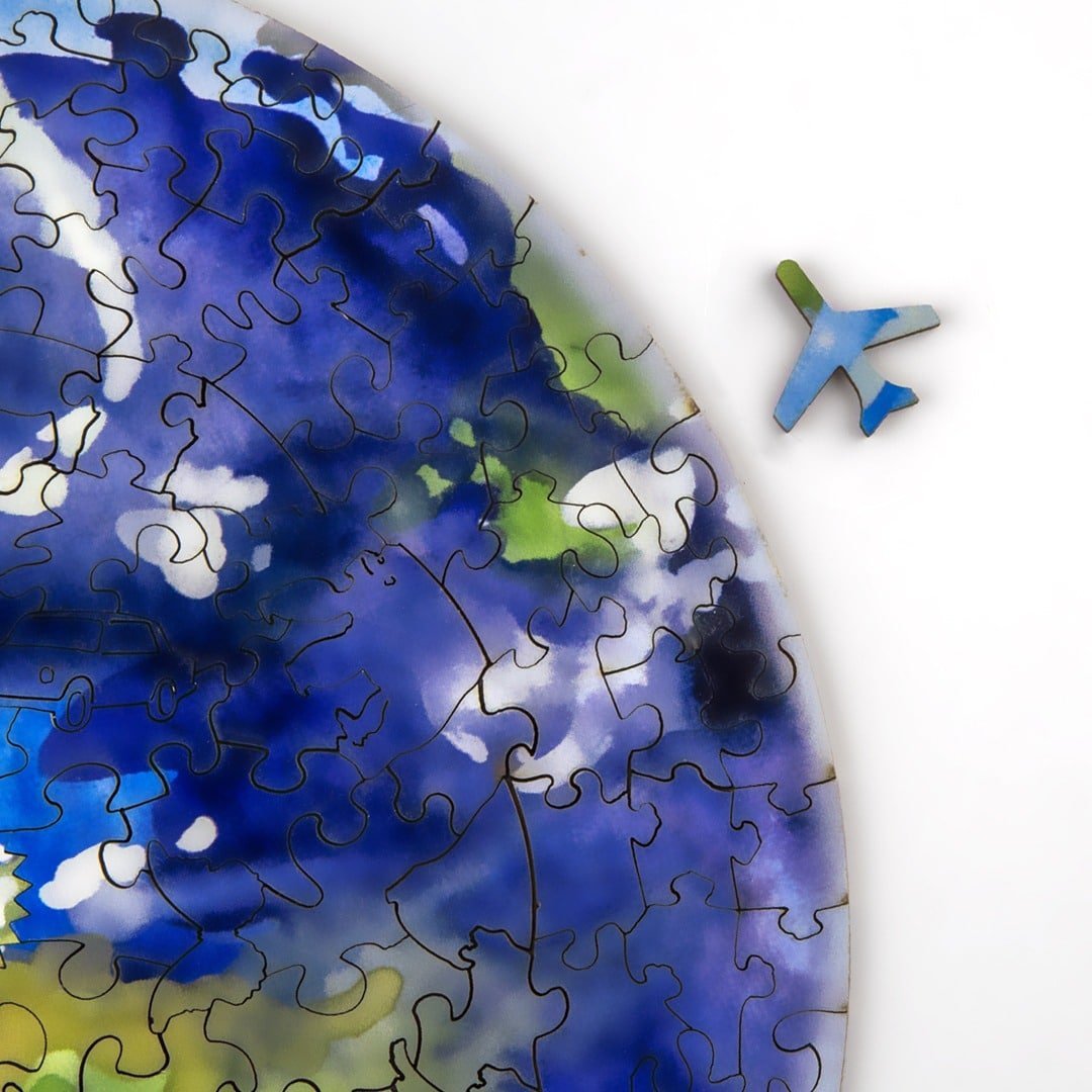 EARTH Wooden Jigsaw Puzzle - KAAYEE Puzzle