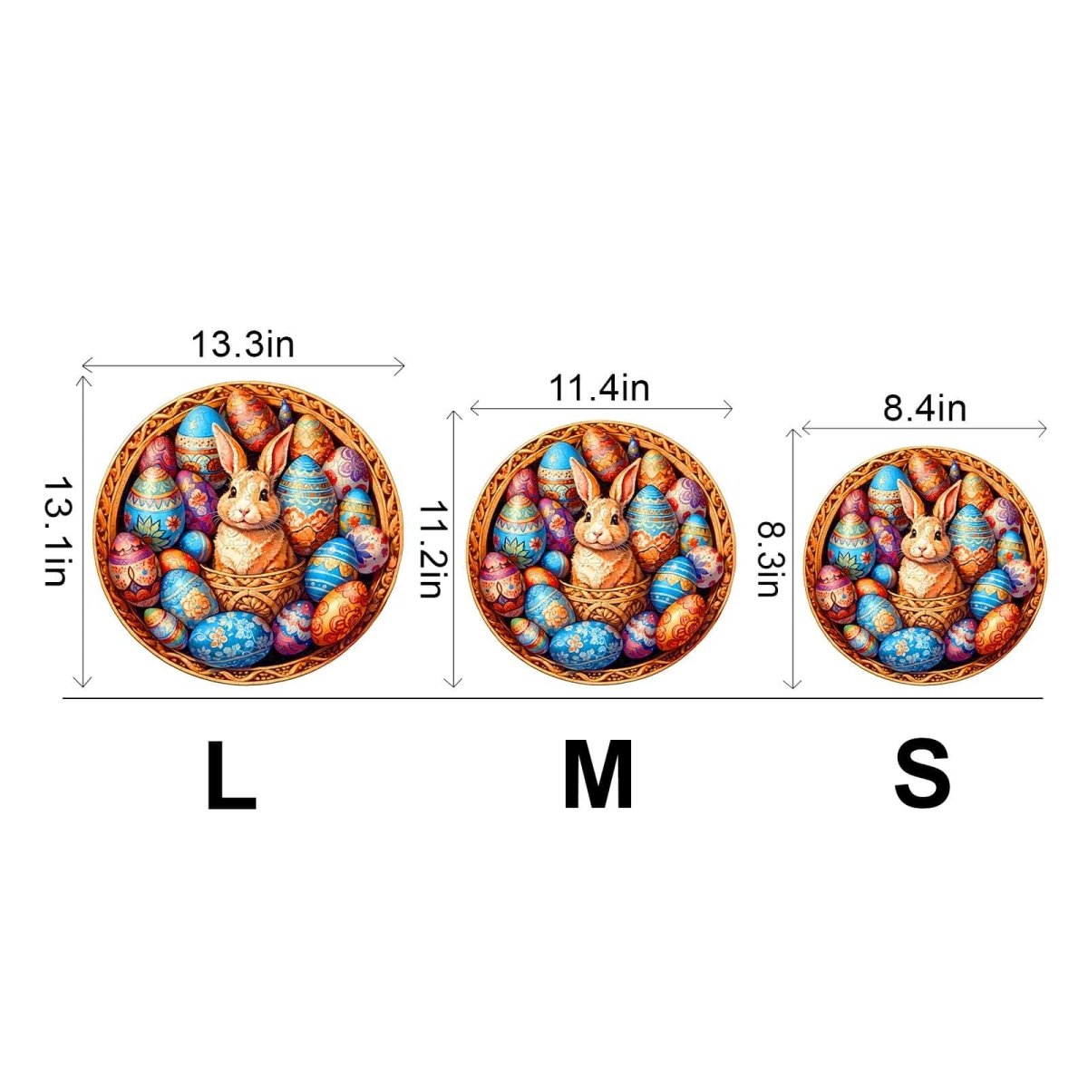 Easter Egg Wooden Jigsaw Puzzle - KAAYEE Puzzle