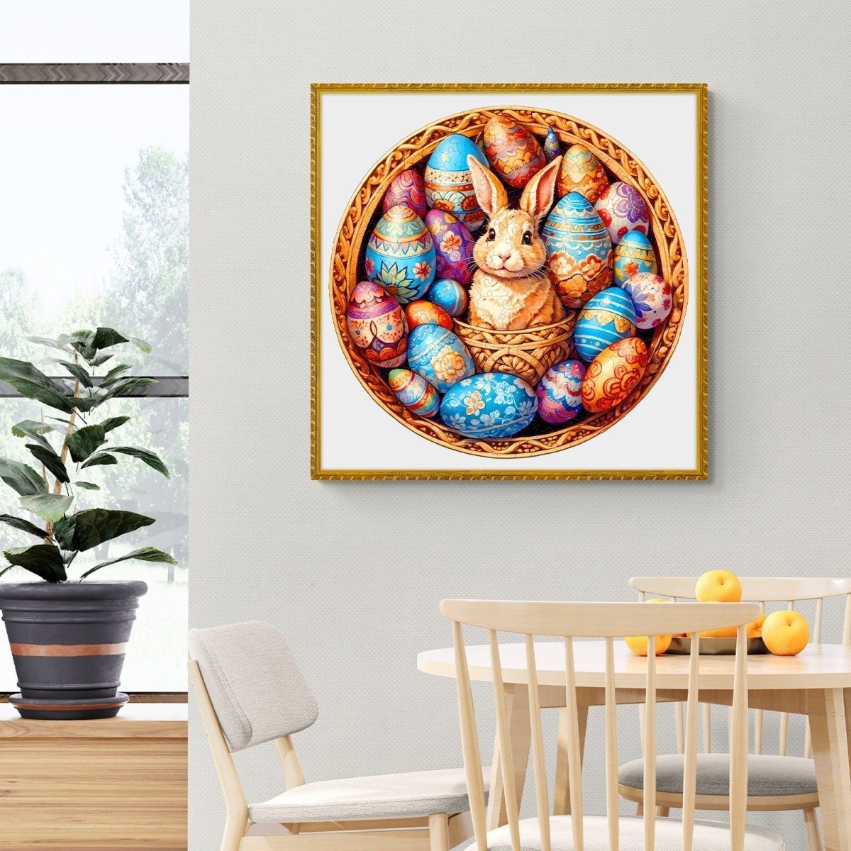 Easter Egg Wooden Jigsaw Puzzle - KAAYEE Puzzle