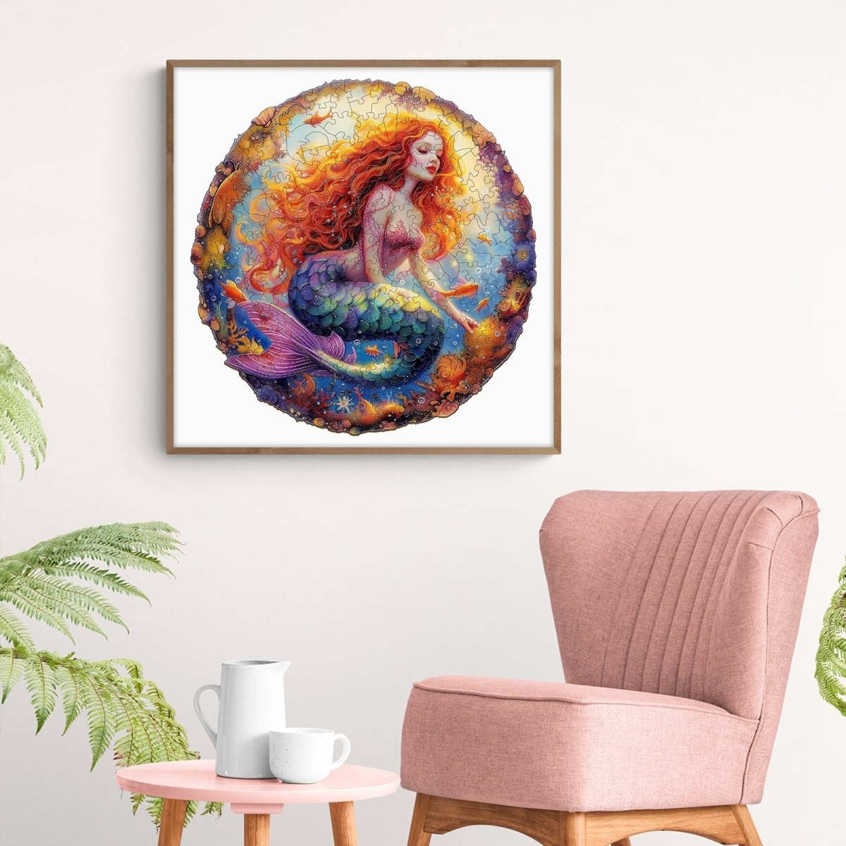 Elegant Mermaid Wooden Jigsaw Puzzle - KAAYEE Puzzle