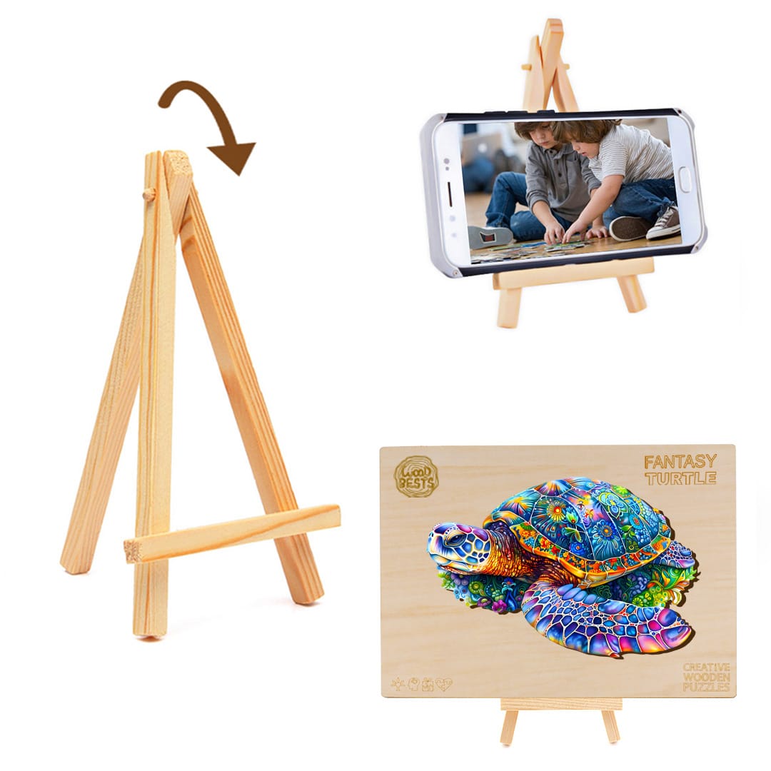 Fantasy Turtle Wooden Jigsaw Puzzle - KAAYEE Puzzle