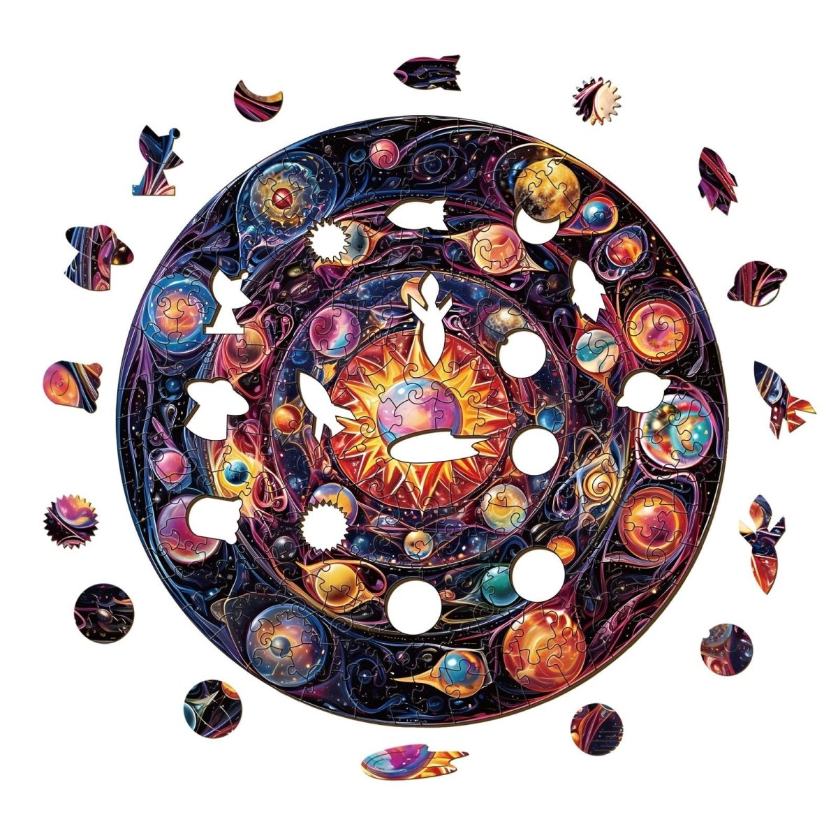Fantasy Universe Wooden Jigsaw Puzzle - KAAYEE Puzzle