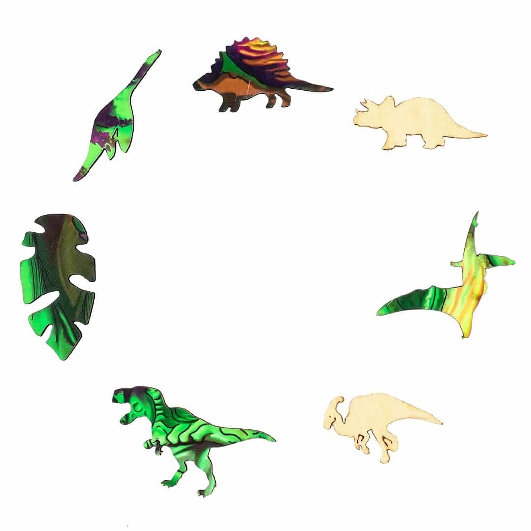 FEROCIOUS T - REX Wooden Jigsaw Puzzle - KAAYEE Puzzle