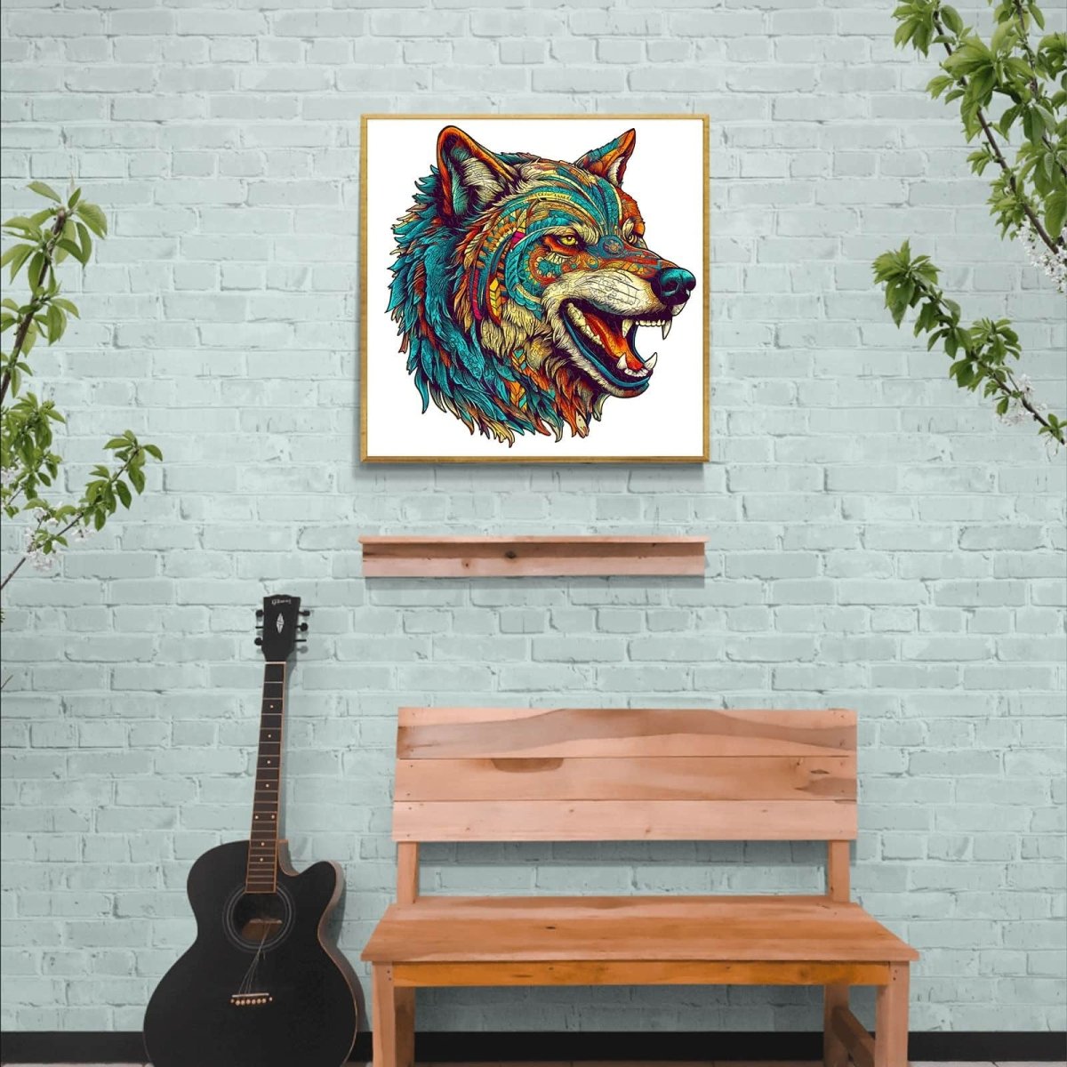 Fierce Wolf Wooden Jigsaw Puzzle - KAAYEE Puzzle