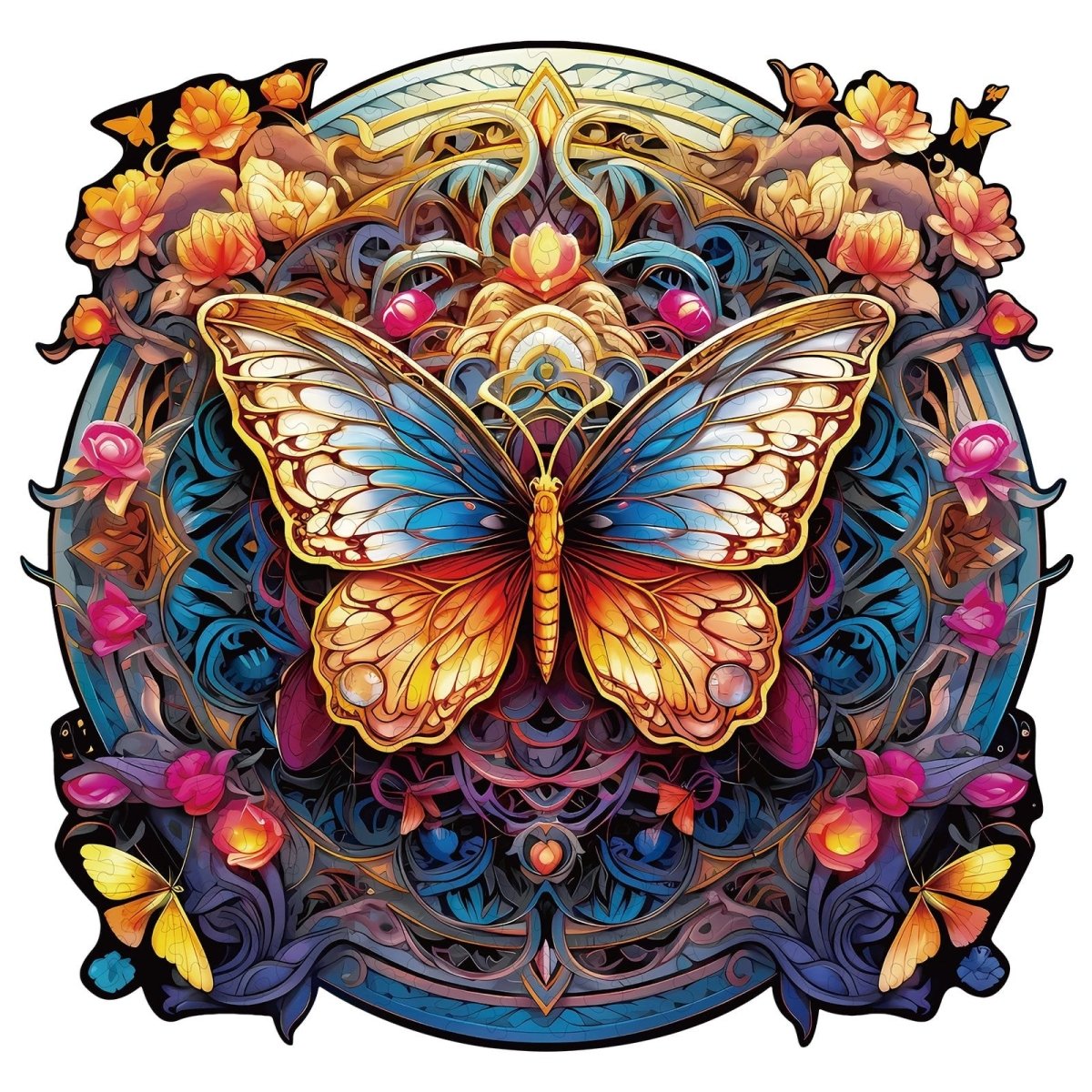 Flapping butterfly Wooden Jigsaw Puzzle - KAAYEE Puzzle