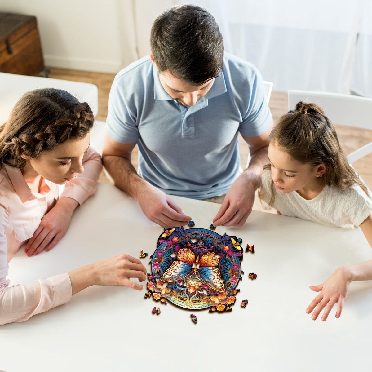 Flapping butterfly Wooden Jigsaw Puzzle - KAAYEE Puzzle