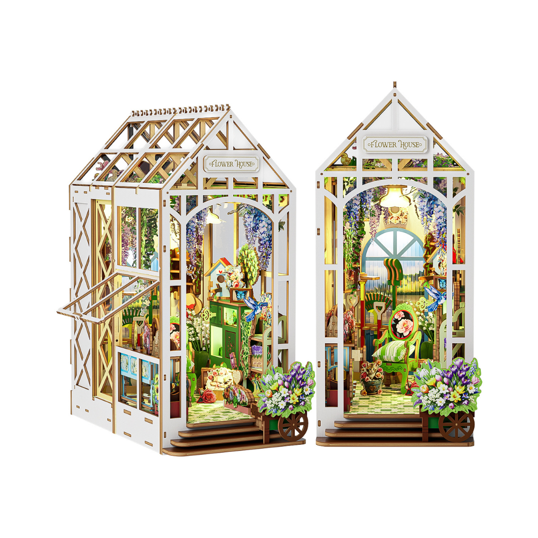 Flower House Book Nook Kit - KAAYEE Puzzle