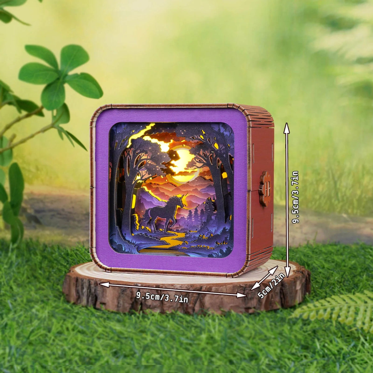 Forest Fantasy Unicorn Night Light - KAAYEE Puzzle