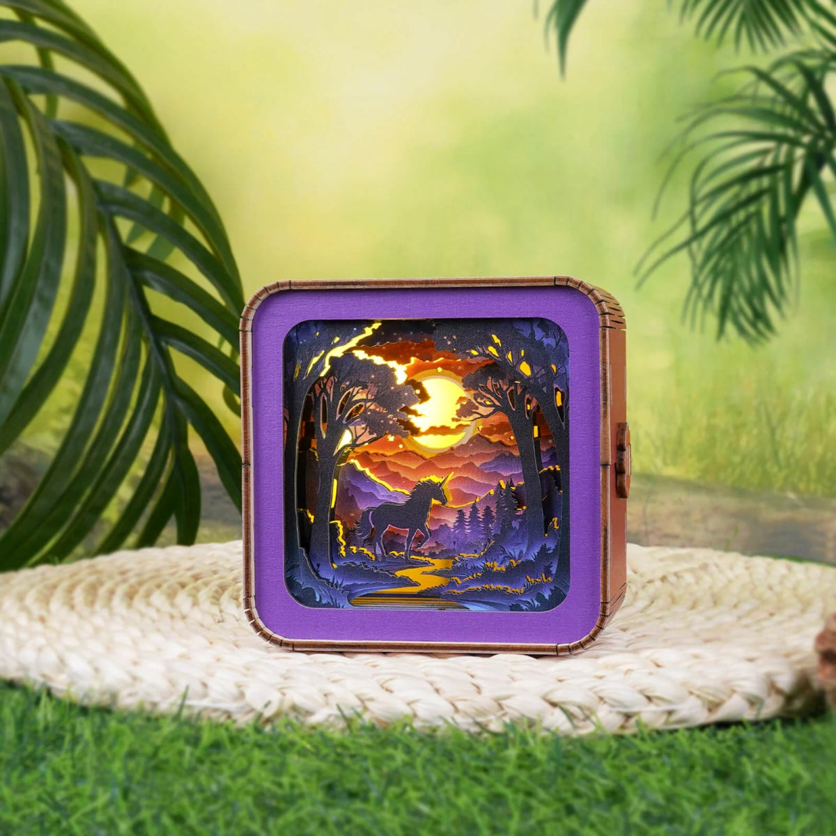Forest Fantasy Unicorn Night Light - KAAYEE Puzzle