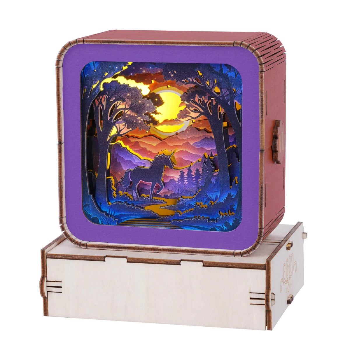 Forest Fantasy Unicorn Night Light - KAAYEE Puzzle