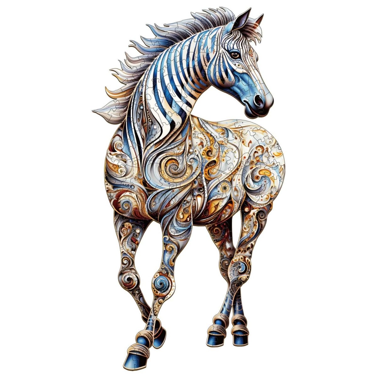 Free Zebra Wooden Jigsaw Puzzle - KAAYEE Puzzle