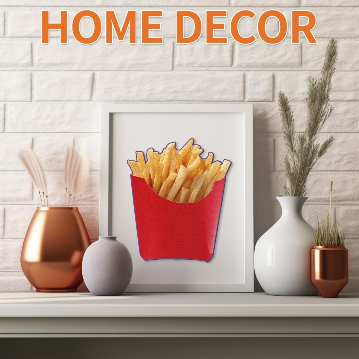 French fries Wooden Jigsaw Puzzle - KAAYEE Puzzle