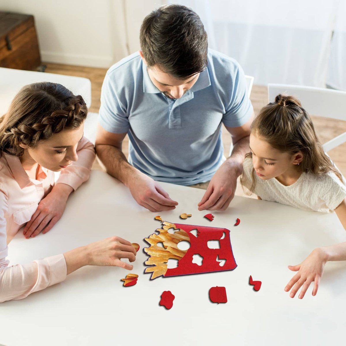 French fries Wooden Jigsaw Puzzle - KAAYEE Puzzle