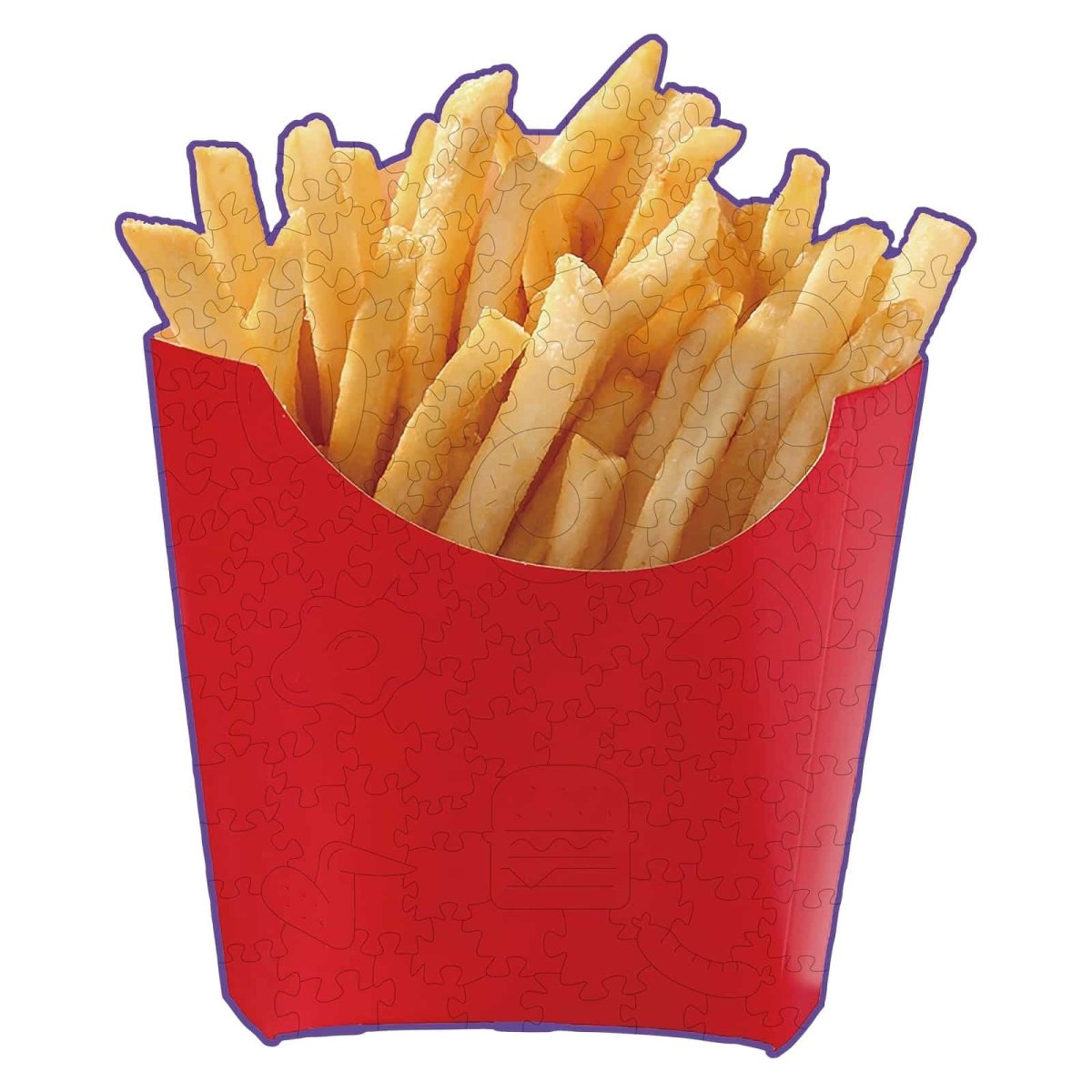 French fries Wooden Jigsaw Puzzle - KAAYEE Puzzle