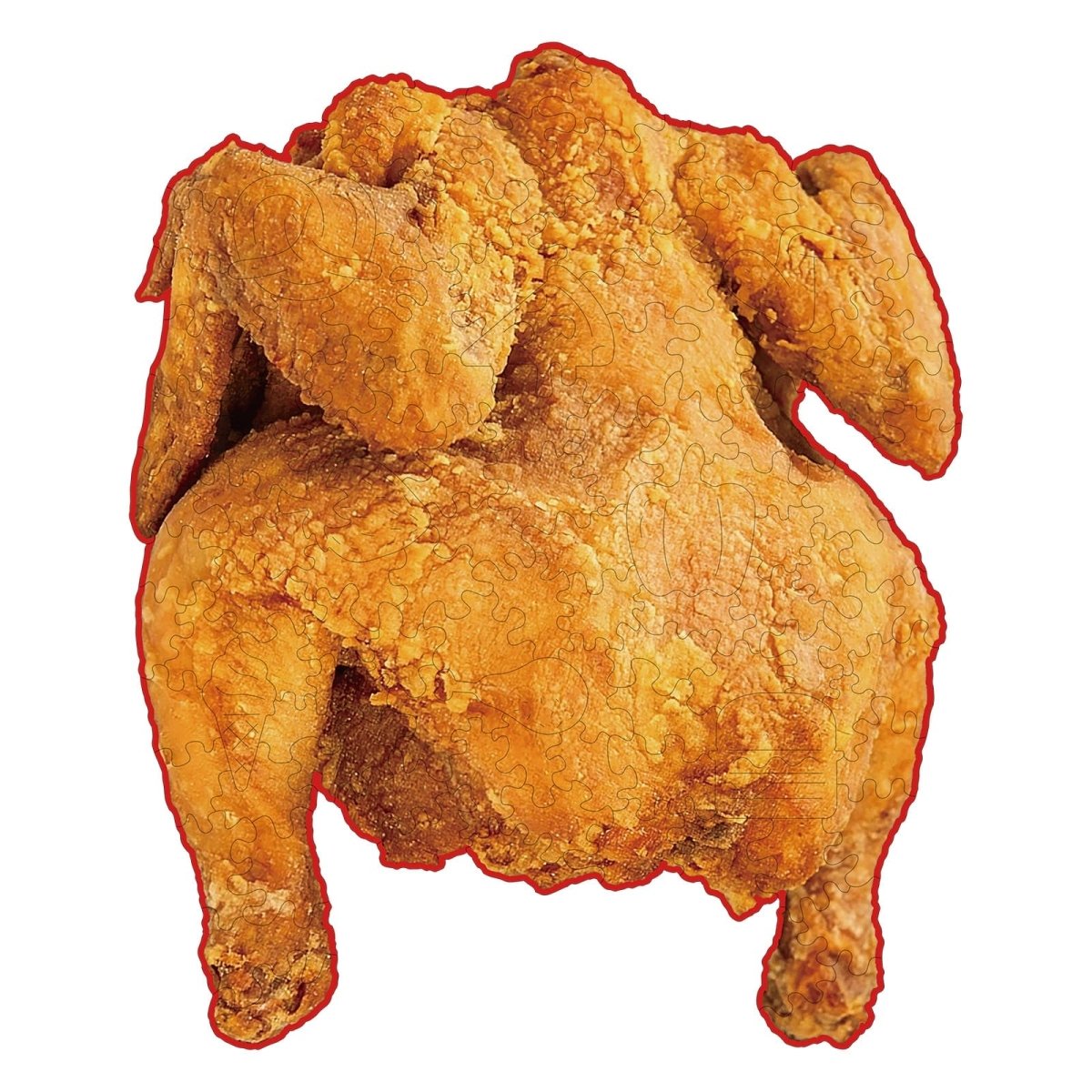 Fried Chicken Wooden Jigsaw Puzzle - KAAYEE Puzzle